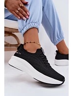 Materiálové Sportovní Boty Dámské Slip-On Kobbo 102425 Černé
