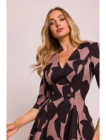 M849 Priliehavé mini šaty s potlačou - model 2