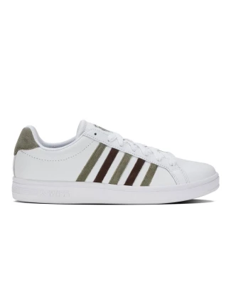 Pánska športová obuv K-Swiss COURT TIEBREAK z hladkej kože (07011-983-M)