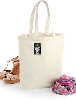 Westford Mill W 671 Bavlnená nákupná taška Fairtrade 50.0671, prírodná