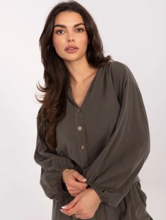 IT KS košeľa 233607.63 tmavá khaki