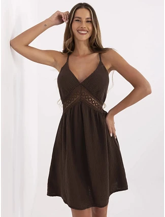 Šaty MI SK 62170.97 hnedé