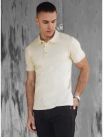 FashionStreet pánske žlté polo tričko PX0606 FashionStreet pánske žlté polo tričko PX0606