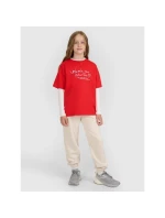 Dievčenské tričko s potlačou 4F 4FJRAW25TTSHF3188-62S