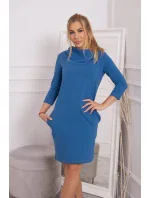 Džínsové šaty s kapucňou a vreckami Džínsové šaty s kapucňou a vreckami