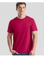 Fruit of the Loom Iconic 195 T Pánske tričko z hrubého materiálu 16.1422 biele