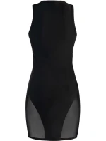 Šaty V-10619 čierne - Axami