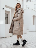 Dámska prechodná bunda ORVITA TY5026 béžová - FashionStreet