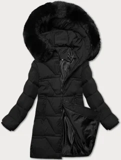 Dámska zimná bunda s kapucňou J Style čierna (16M9192-392)