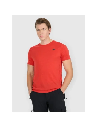 Pánske trekingové tričko z merino vlny 4F 4FWAW25TFTSM1526-62S Pánske trekingové tričko z merino vlny 4F 4FWAW25TFTSM1526-62S