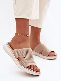 Dámske papuče Sergio Leone KL064 Beige