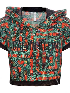 Dámske plážové tričko KW0KW00416 zelené - Calvin Klein