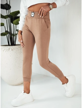Dámske tepláky LOREN camel FashionStreet UY1827 Dámske tepláky LOREN camel FashionStreet UY1827