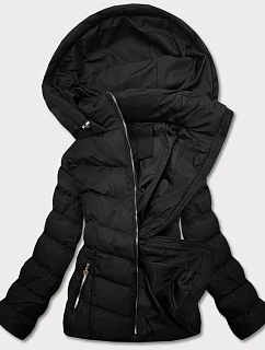 Dámska krátka páperová zimná bunda Black (5m726-392)