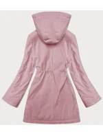 Tenká ružová bunda s kapucňou S'West (B8236-81)