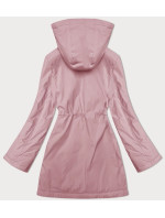 Tenká ružová bunda s kapucňou S'West (B8236-81)