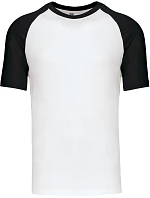 Kariban K 330 Baseballové tričko 20.K330 biele/čierne Kariban K 330 Baseballové tričko 20.K330 biele/čierne
