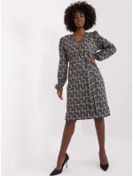 Šaty LK SK 509474 2.55P sivá čierna