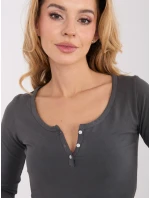 Blúzka WT BZ A1175.98 grafitová