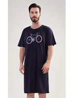 Pánska nočná košeľa s krátkym rukávom Bike