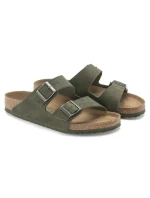 Birkenstock Arizona Vegan Microfaser Regular Dámske a pánske vegánske šľapky Desert Dust Thyme (1024550)