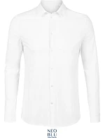 NEOBLU Balthazar Men Košele s dlhým rukávom 24.3198 optic white NEOBLU Balthazar Men Košele s dlhým rukávom 24.3198 optic white