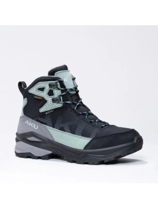 Aku dámska treková športová obuv Adapta Gore-tex kožená čierna zelená dámska Aku dámska treková športová obuv Adapta Gore-tex kožená čierna zelená dámska