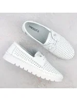 Dámske mokasíny 7872 WH White - VINCEZA