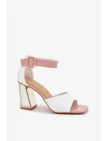 Sandále na podpätku model 212823 Krok vo veľkom štýle