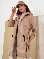 Dámska prechodná bunda parka NOLES béžová FashionStreet TY4282