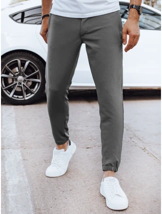 Pánske tmavosivé nohavice FashionStreet jogger UX4265