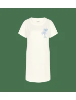 Nočné košele NDK X - SILK WHITE - TRIUMPH SILK WHITE - TRIUMPH