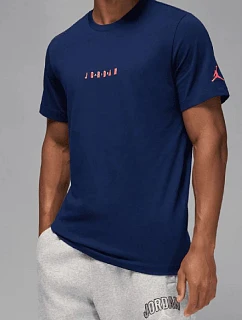 Pánske športové tričko Air Jordan Jumpman Embroidered Air Crew, tmavomodré – DM3182-492