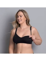 Bezšvová dojčiaca podprsenka tvarovaná 5096 čierna - Anita Maternity