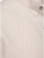 Pánske béžové tričko s krátkym rukávom FashionStreet KX1061