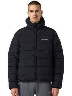 Champion pánska bunda s kapucňou čierna 221548 KK001 pánska