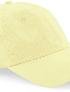Beechfield B 653 6-panelová nízkoprofilová čiapka 53.0653 pastelová citrónová