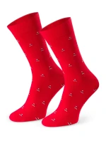 Steven 056 vzorovaný oblek farba:červená - Santa klobúk Steven 056 vzorovaný oblek farba:červená - Santa klobúk