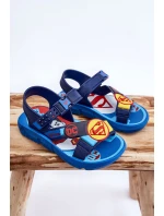 Dziecięce Sandałki Superman Grendene Kids JJ385050 Niebieskie
