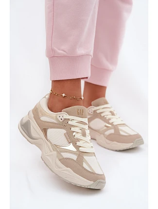 Dámske tenisky na platforme GAP MARATHON GPW6154923895 Beige Dámske tenisky na platforme GAP MARATHON GPW6154923895 Beige