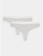 Dámske nohavičky 4F (2 balenia) - sivé