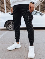 Pánske bojové nohavice čierne FashionStreet UX4203