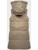 Dámska obojstranná vesta z ovčej kože J Style beige (16M9166-62)
