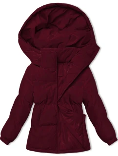 Dámska zimná bunda s kapucňou (5M3169-1)
