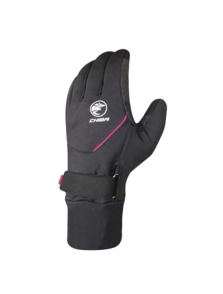 CHIBA Rukavice RAIN PRO čierno-ružové M CHIBA Rukavice RAIN PRO čierno-ružové M