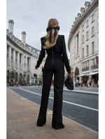 M811 Kombinéza s polstrovanými ramenami - čierna