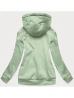 Dámska tepláková mikina v pistáciovej farbe (W02-60)