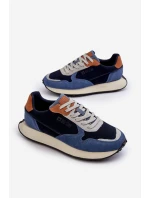 Pánske tenisky s pamäťovou penou Big Star NN174356 dark blue