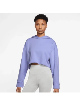 Dámska mikina Yoga Luxe DM6981-569 Fialová lila - Nike Dámska mikina Yoga Luxe DM6981-569 Fialová lila - Nike