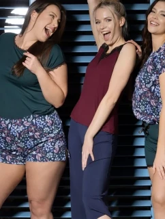 Mefemi Mix&Match pyžamová košeľa Margot Smooth S-2XL